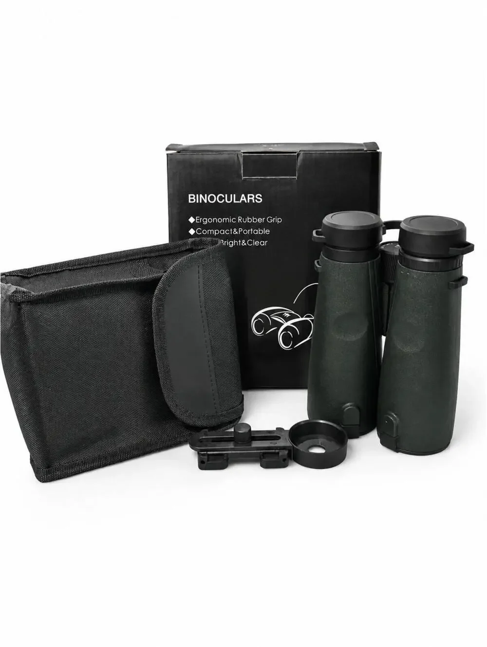 Yoelerey Binoculars for Adults High Powered with Phone Adapter, Bino Case